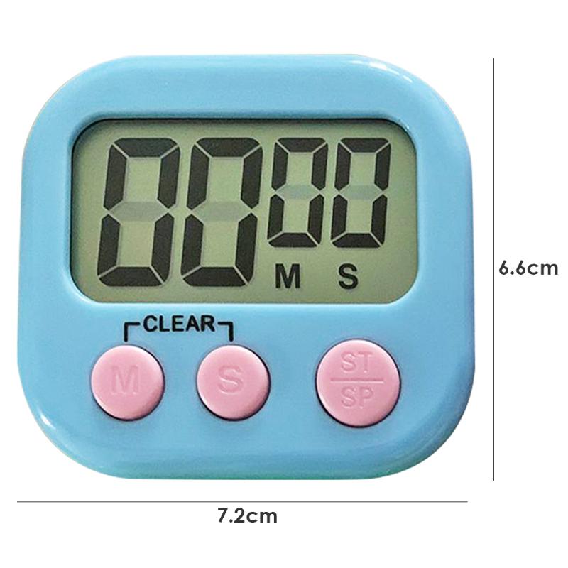 Super Thin LCD Digital Timer Cooking Count Up Countdown Magnetic Screen Timer Kitchen Table Countdown Alarm Clock with Stand