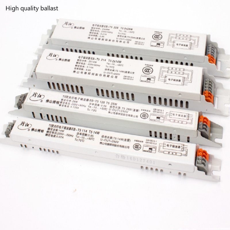 230v elektronisk ballast  t5 balast med beskytt ballast electronique 14w 28w 2*14w 2*28w 128/228- eco