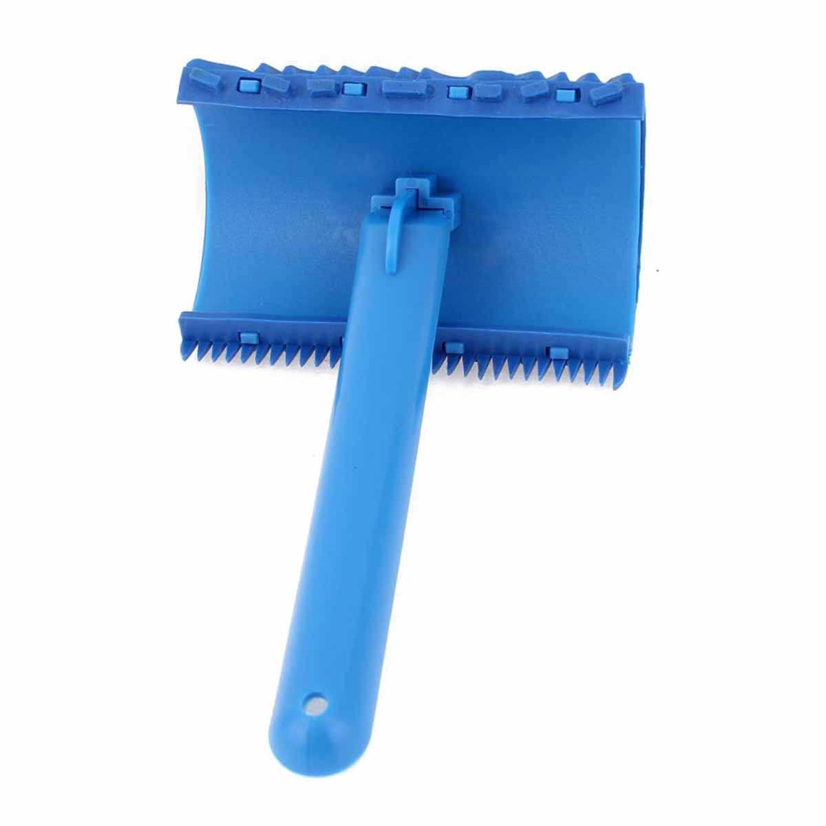 Rubber Hout Korrelen Patroon Muur Schilderen Decoratie DIY Tool Blue 15.5CM x 10CM herbruikbare Gebruiken om versieren elk oppervlak