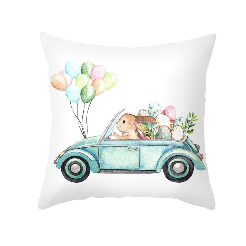 Kids Kussensloop Brief Kussenhoes 45*45 Sierkussen Covers Decor Kussens Bank Polyester Bloemen Home Decor Kussenslopen: 10