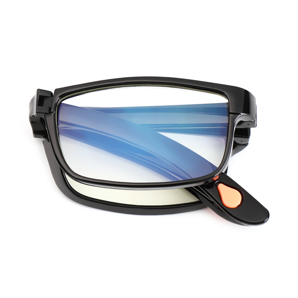 1Pc design occhiali da lettura uomo donna occhiali pieghevoli montatura per occhiali occhiali TR con custodia nuovo + 1.0 + 1.5 + 2.0 + 2.5 + 3.0: rosa Grigio / +150