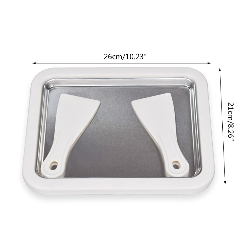 D0AB Ice Cream Maker W/ 2 Ice Cream Spades DIY Mini Ice Cream Machine for kids Family