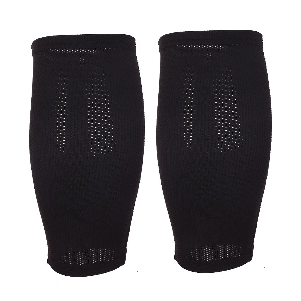 Soccer Shin Pad Sports Leggings Plate Leg Pads Safety Fabric Protective Gear Football Leg Sleeves Supporting Shin Guard: Black