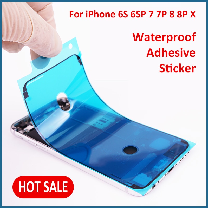 Waterproof Adhesive Sticker for iPhone 6S Plus 7 8 Plus X XR XS Max 11 Pro Max 7P 8P LCD Screen Frame Tape 3M Pre-Cut Gule