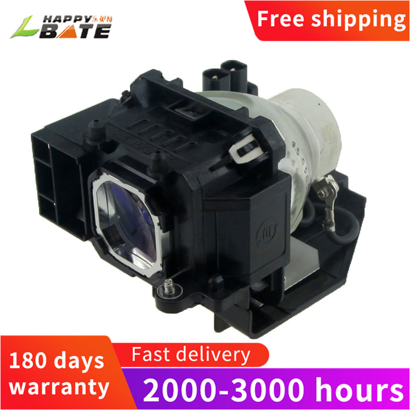 Happybate Vervanging Projector Lamp NP07LP Voor NP300/ NP400 /NP500 /NP610S/NP410W/NP510W/NP600 NSHA230W lamp Voor Projector