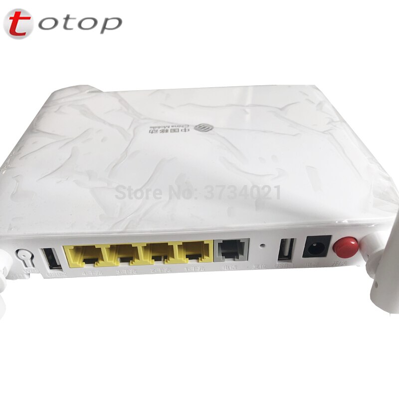 Original ZTE F673A V9 GPON ONU ONT 4GE + 1Tel + 2USB + Wifi 2,4G/5G Englisch Firmware Optik Fiber Netzwerk Terminal