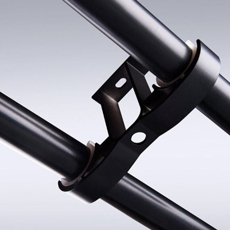 1pc Double Curtain Rod Brackets Window Hardware Holder Home Decor Side Top Mounted Easy To Install