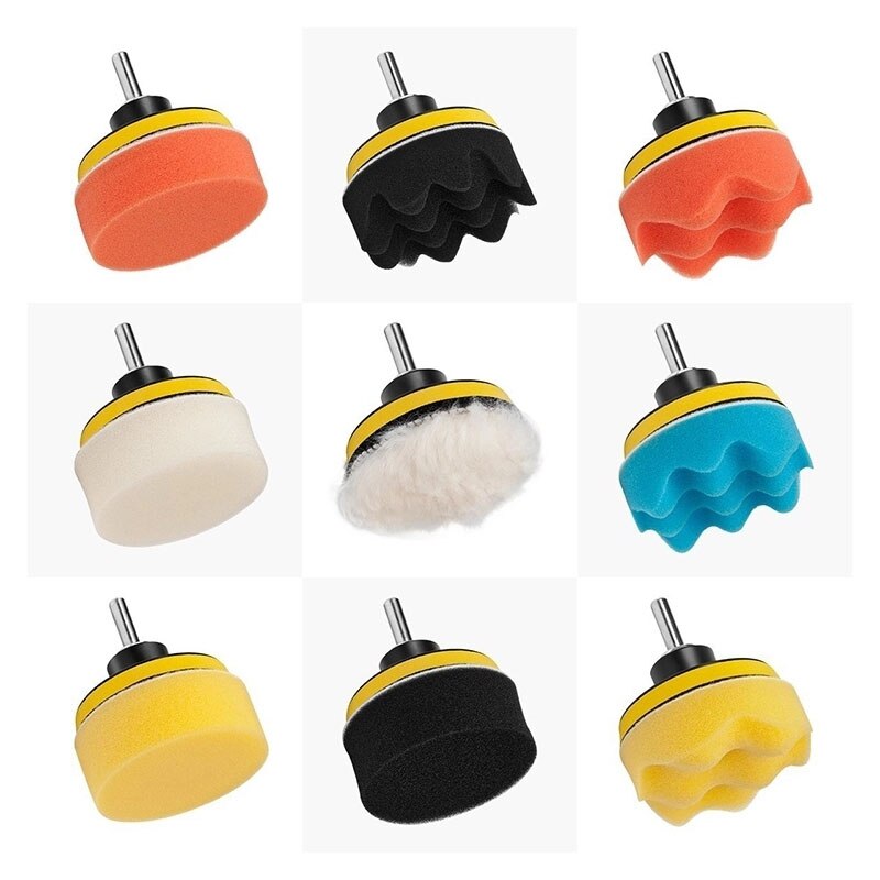 22 PCS 3 Inch Buffing Pads Sponge Car Foam Drill P... – Vicedeal