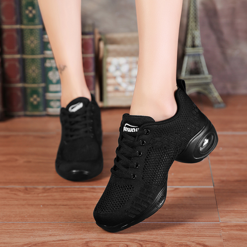 Sports Feature Soft Outsole Breath Dance Shoes Sneakers Woman Practice Shoes Modern Dance Jazz Shoes Sneakers Zapstos Feminino