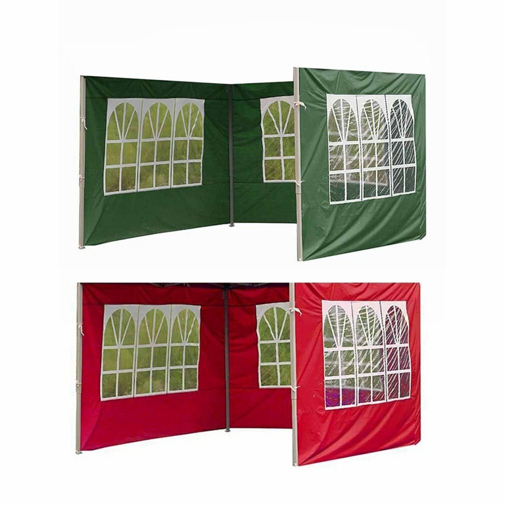 Tienda de tela Oxford para exteriores, carpa portátil a prueba de lluvia, impermeable, para jardín, refugio, pared lateral