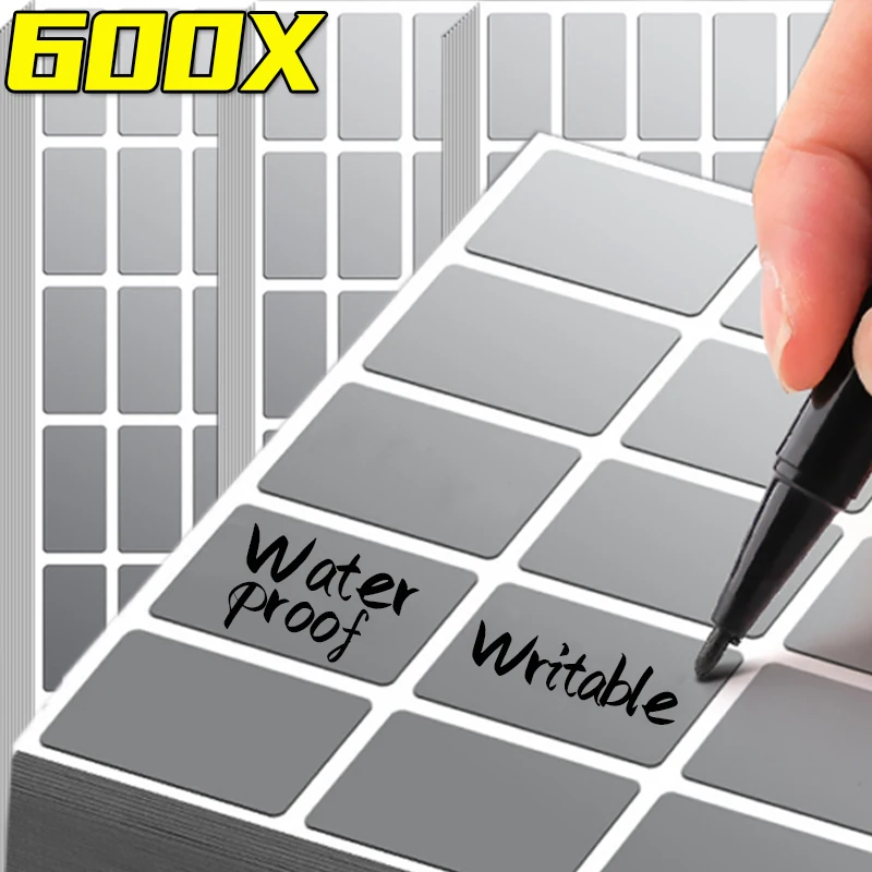 Waterproof Label Stickers Kitchen Spice Bottle Jars Classification Labels Home Office Self-adhesive Storage Stickers