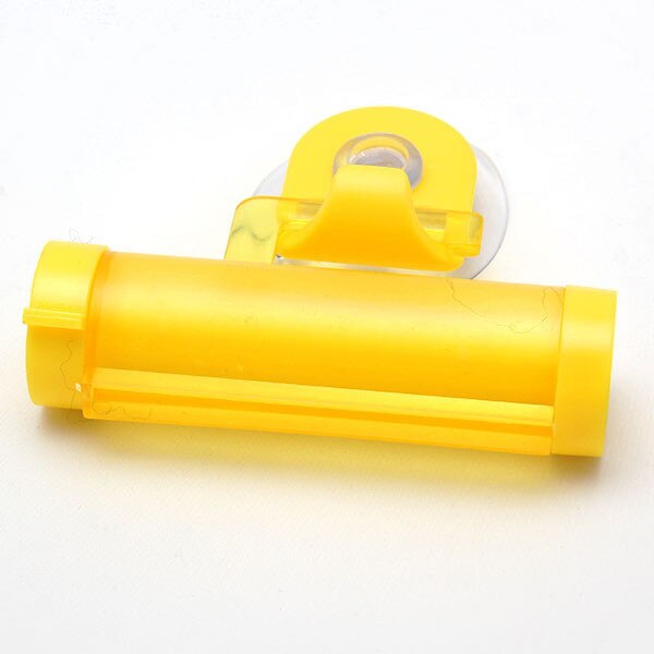 Rolling Tube Squeezer Tandpasta Dispenser Tube Sucker Opknoping Houder Milieuvriendelijke Badkamer Accessoires F301222: YELLOW