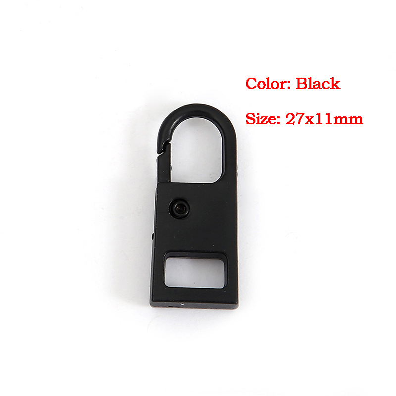 5/10pz cerniera in metallo tiro sostituzione cerniera staccabile cursore cerniera lampo testa tiro scheda kit di riparazione per accessori per vestiti da cucito artigianali