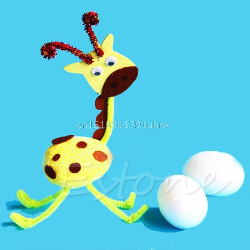 1 pc 60mm/80mm Modelling Polystyrene Styrofoam Foam Ball DIY Decor #1