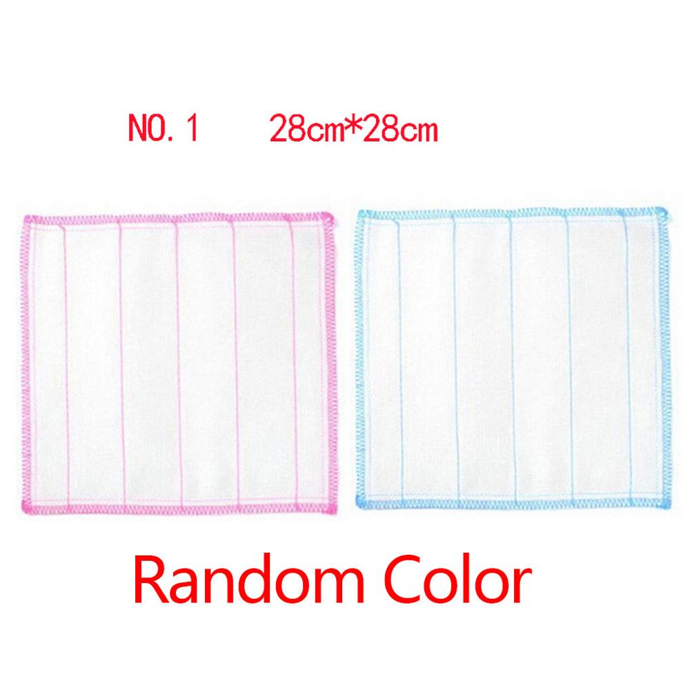 5 pièces cinq couches coton gaze absorbant plat chiffon cuisine plaque bol nettoyage serviette de lavage sans huile