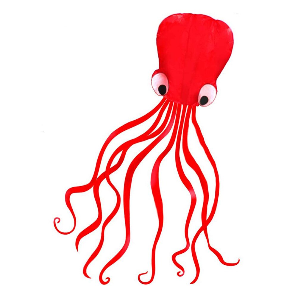 3D Zachte Octopus Vlieger Cartoon Dier Outdoor Windzak Zachte Kite Outdoor Makkelijk Te Vliegen Kinderen Speelgoed Voor Kerst Jaar