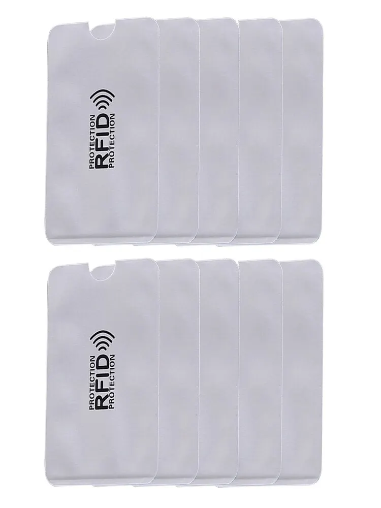 RFID-blockierende Kartenhülle, Aluminiumfolie, Diebstahlschutz, Swipe, Entmagnetisierungshülle, Abschirmtasche: COFFEE