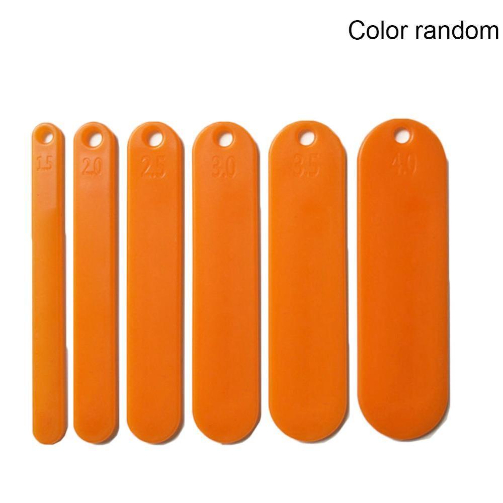 6pcs Plastic Net Shuttle Fishing Netting Shuttle Tackle Plastic Net Making Repair Tools Needle Repair Net Line Mending Weaving