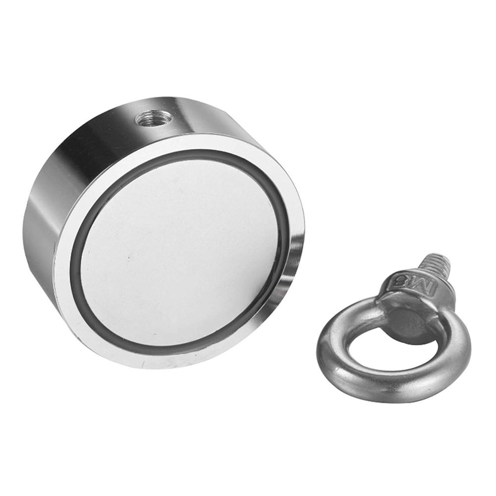 Strong Double - Sided Magnetic Ring Strong Magnet Magnetic Hook Dual Side Fishing Magnets Hook Salvage Fishing Equipment