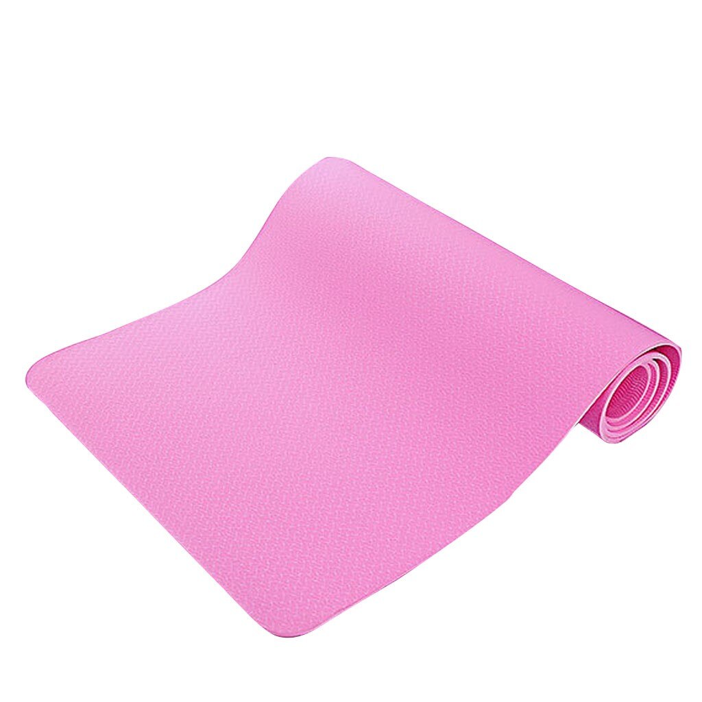 Yoga Extra Pad Tpe Yoga Mat Verbreed Verdikte Fitness Mat Beginner Yoga Mat Eco-vriendelijke Materiaal Yoga Mat #40: Pink 