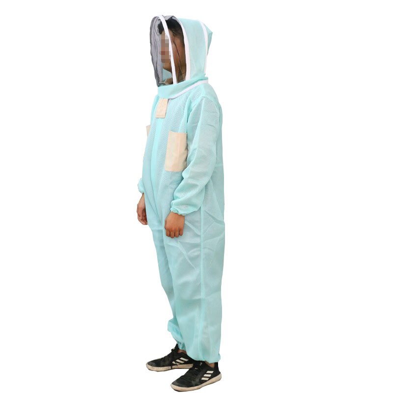 Traje de apicultura para apicultor equipo cielo azul aire acondicionado ropa protectora colmena transpirable Anti abeja