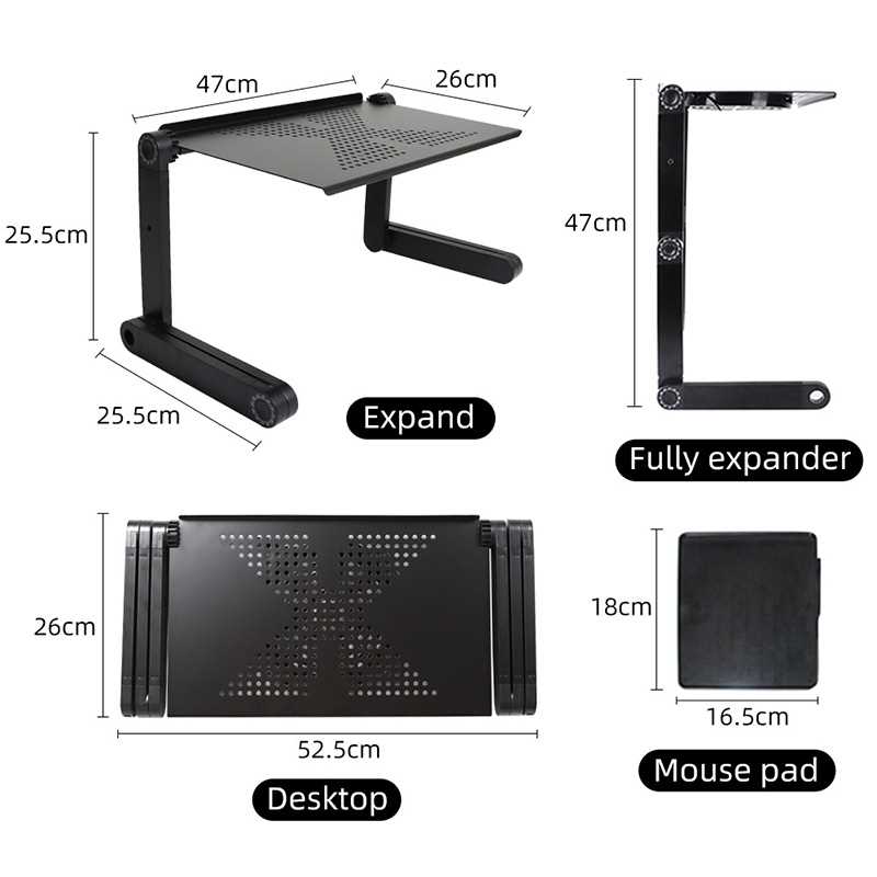 Laptop Stand Houder Voor Bed Notebook Imac Macbook Lenovo Dell Notebook Bureau Opvouwbare Laptop Houder