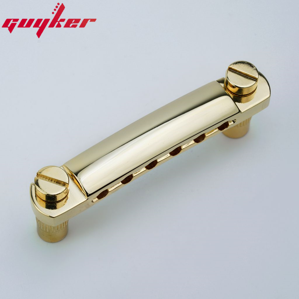 Cordal de barra de parada de guitarra con anclajes y tachuelas para guitarras LP SG dorado: Default Title