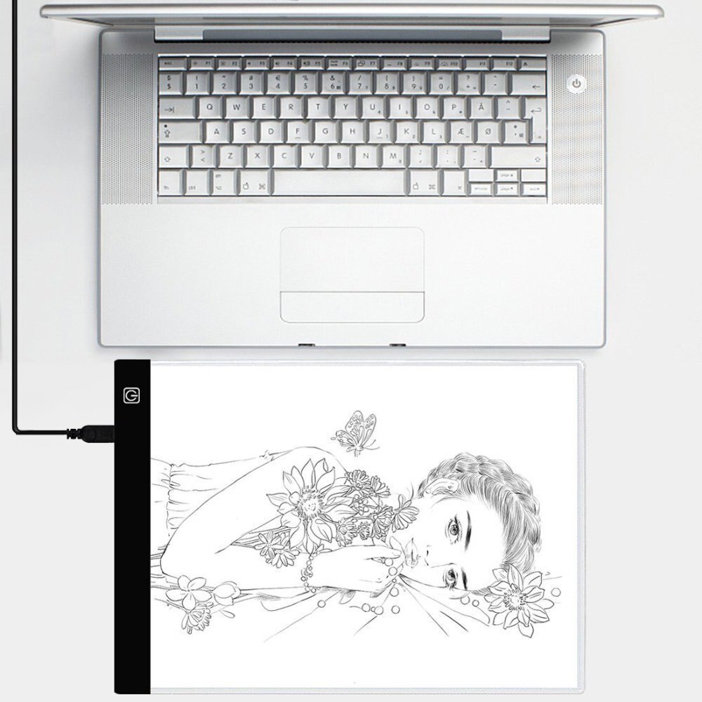 Wrumava Tracing Light Box A4 USB Power LED Artcraft tracer Light copy Pad LightBox for Artists Drawing Sketching Animation