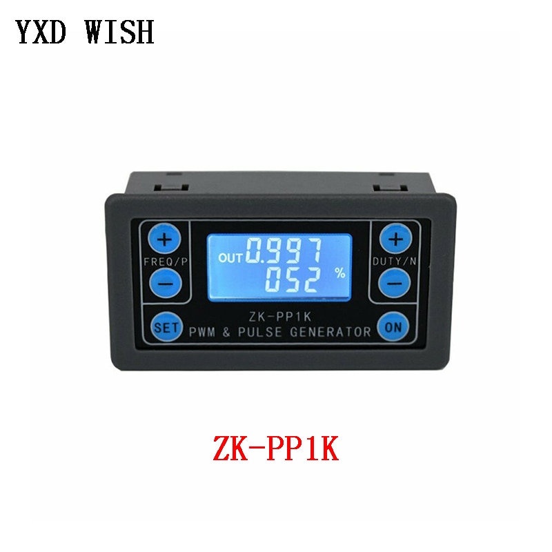 LCD Digital PWM Signal Generator Impuls Frequenz Pflicht Zyklus Einstellbare Platz Welle Rechteckigen Welle Signal Funktion Generator