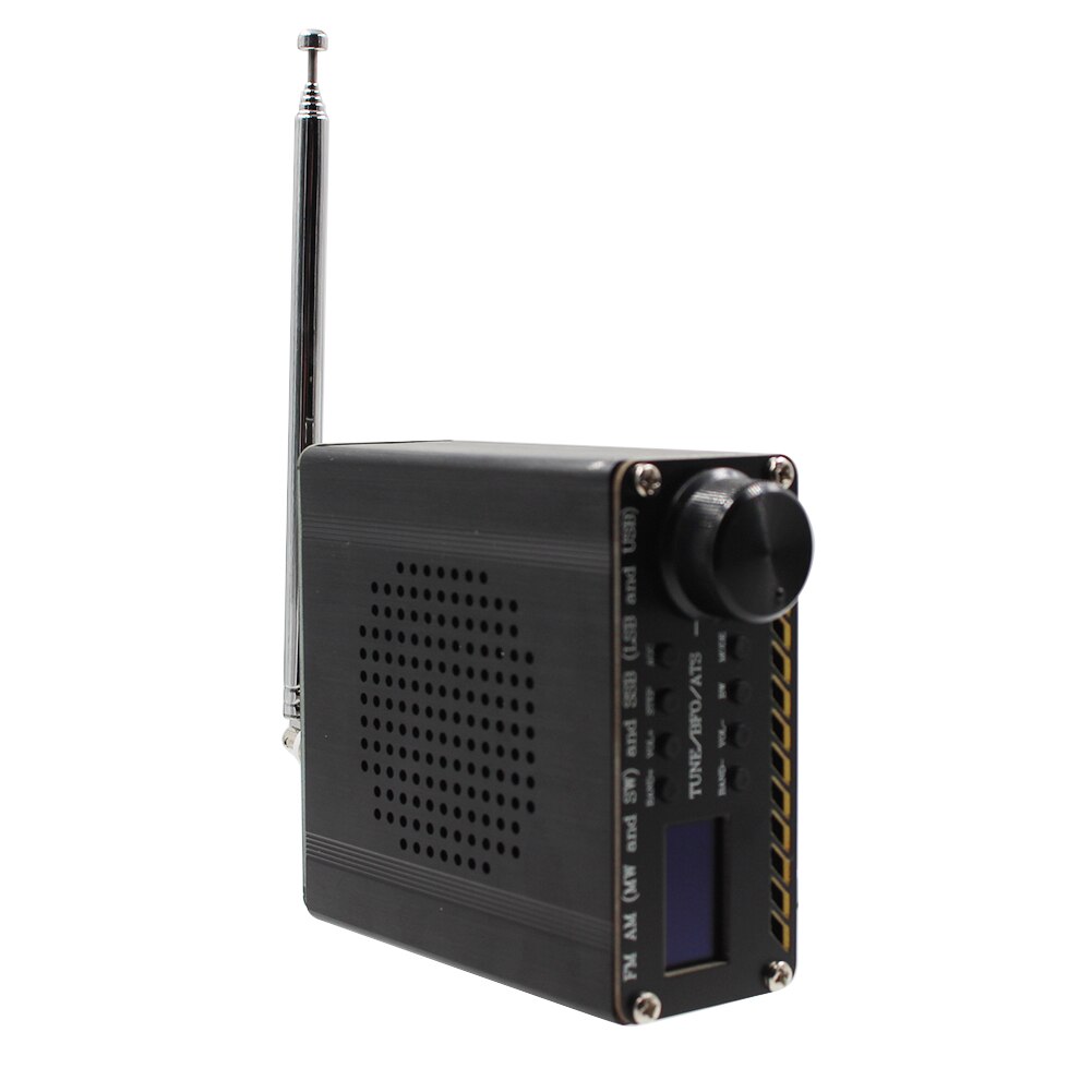 Portable Radio Support Speaker Assembled SI4732 All Band Radio Receiver FM AM (MW SW) SSB (LSB USB) w/ Antenna