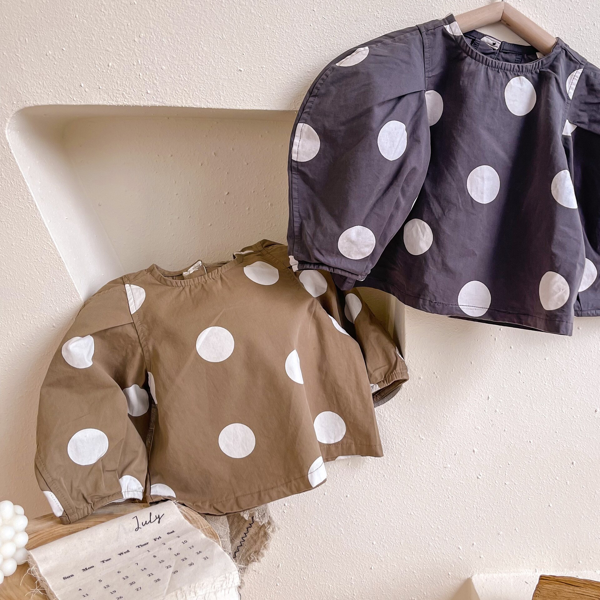 Shirts Volledige Mouw O-hals Kraag Reguliere Lengte Trui Effen Comfortabele Zachte Mooie Licht Lente Kinderen Meisjes