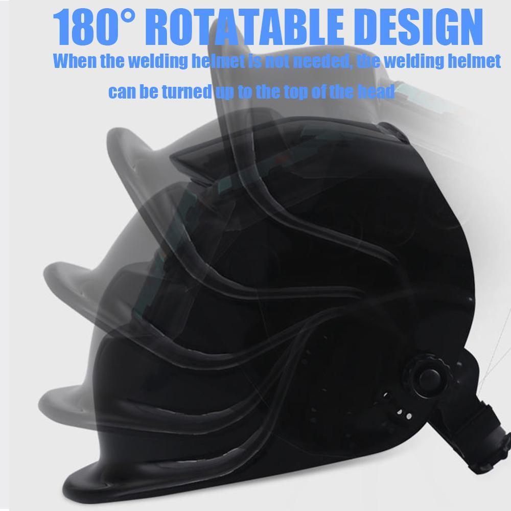 Auto darkening welding helmet/welding mask/MIG MAG TIG/4arc sensor/Solar cell Darkening welding mask