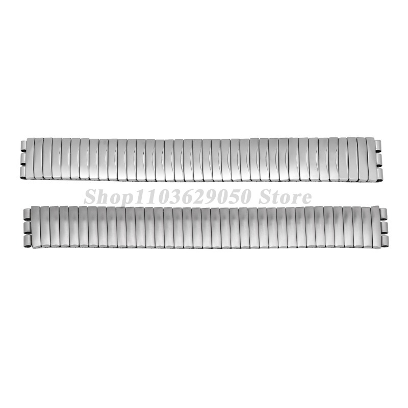 Metalen Elastische Horlogeband Voor Stalen Horloge 17Mm 20Mm Stretch Uitbreiding Rvs Band Heren Vrouwen Polsbandjes Accessoires