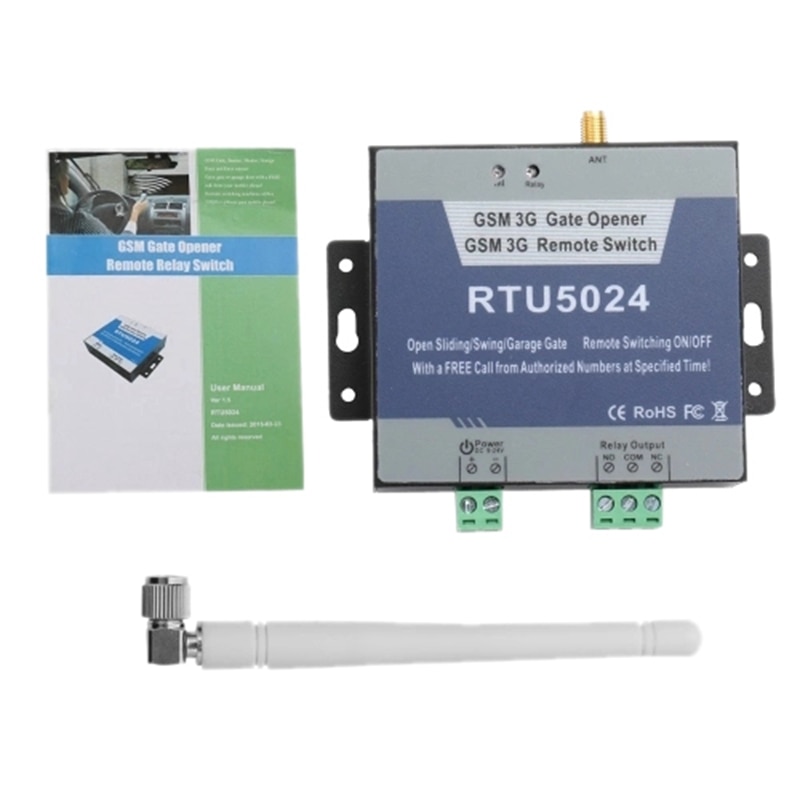 GSM Relay SMS Call Remote Controller Gate Opener Switch for Parking System Wirelessly Access Control