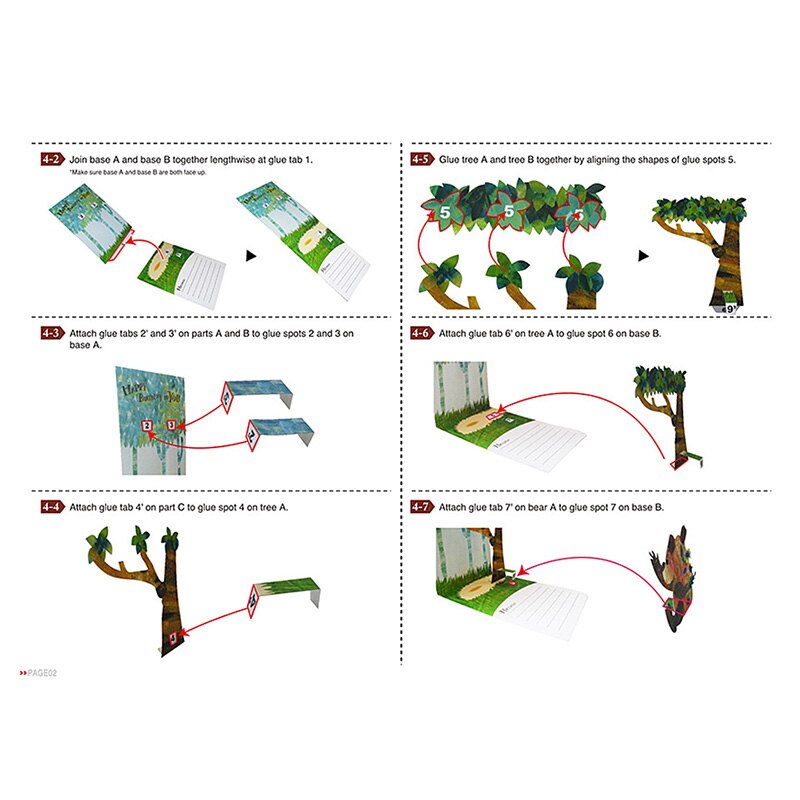 DIY Pop-up Card St. Patrick's Day,Handmade 3D Anniversary Greeting Card Paper Model,Postcard Invitation Papercraft,Craft ER-116