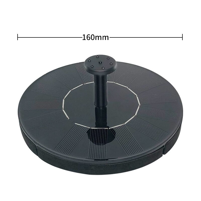 Mini Solar Powered Fountain Garden Pool Pond outdoor Solar Panel Floating bird bath Sprinkler Fountain Garden Decoration
