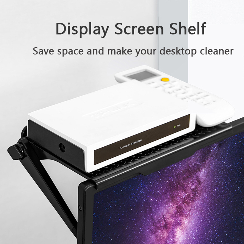 Computer Monitor Gestell Faltbare Regal TV Kasten Router Regal einstellen-oben-Kasten Halterung Halfter Mini PC DVD-Spieler Stand Gestell Computer Abdeckung