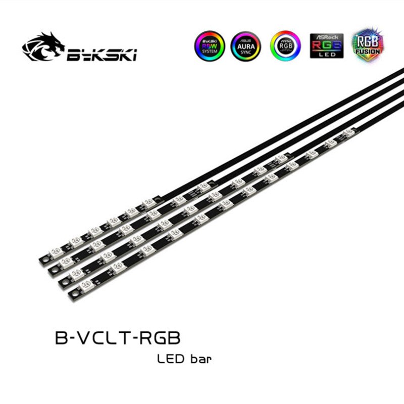 Bykski Rgb Led Strip Hard Licht Band Voor Water Blok (Cpu/Gpu/Geheugen...), 12V 4pin/5V 3Pin M/B Sync, Pc Cooling Mod Onderdelen, B-VCLT