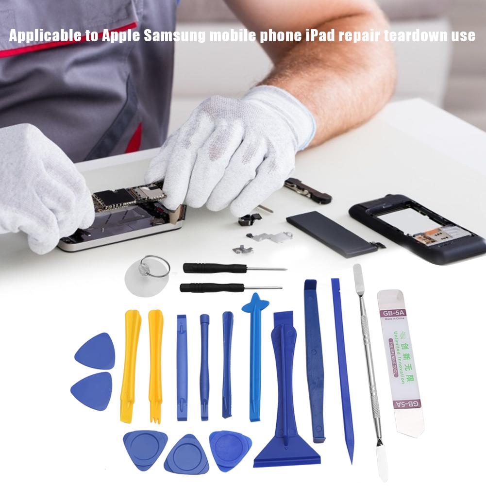19pcs/Set Spudger Pry Cell Phones Opening Screwdriver Repair Tool Kits Disassemble Hand Tool Set for iphone Samsung Sony
