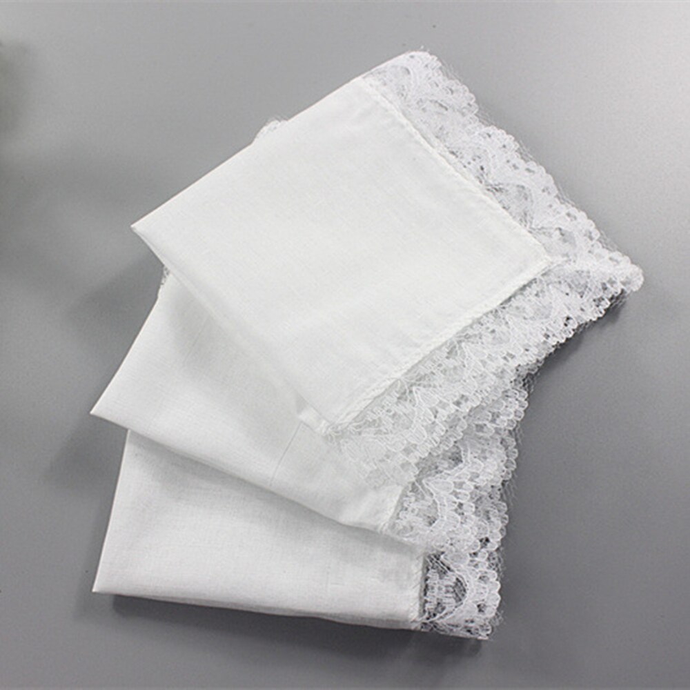 5 stk rene hvide lommetørklæder 100%  bomuldslommetørklæder kvinder mænd 23cm*25cm lommer firkantet bryllup almindeligt diy print tegning lommer