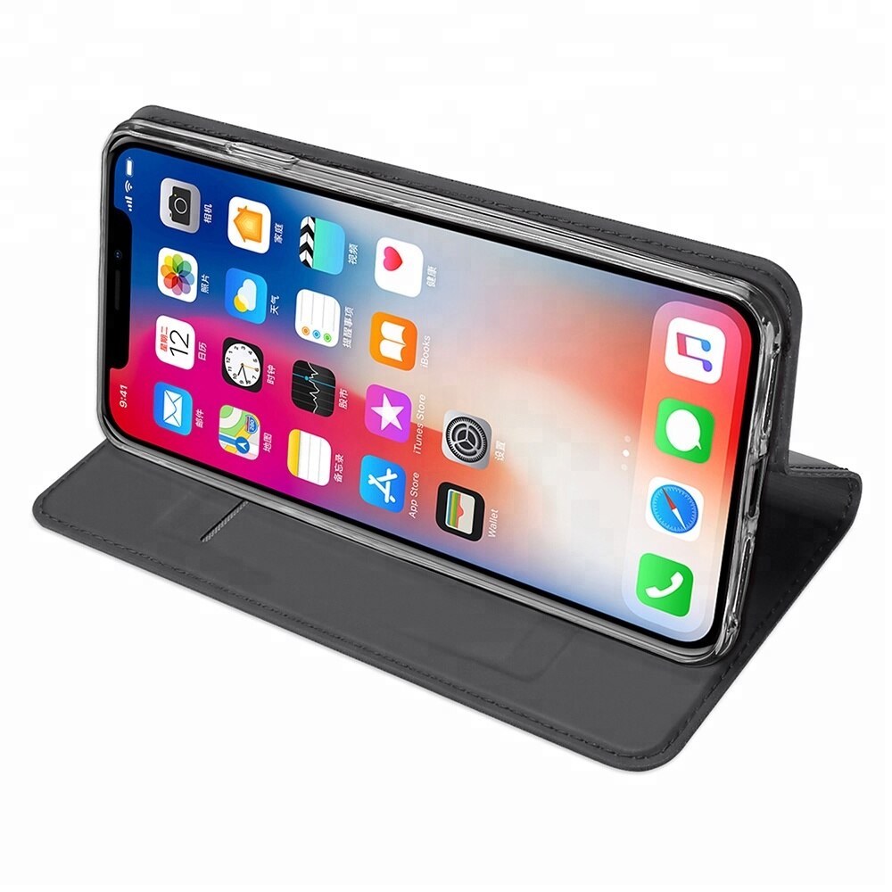 Luxe Magnetische Smart Flip PU Lederen Portemonnee Telefoon Case Voor iPhone XR