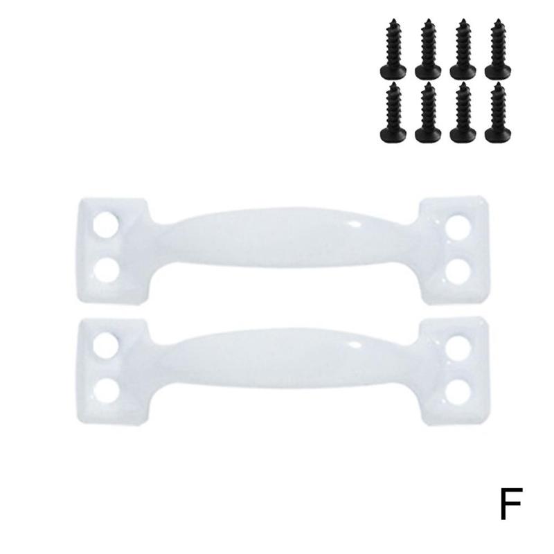 2pcs Hardware Pull Garage Gate Door Handle Black Cast Iron Furniture Hardware Home Shed Garage For Sliding Barn Door Pull: F