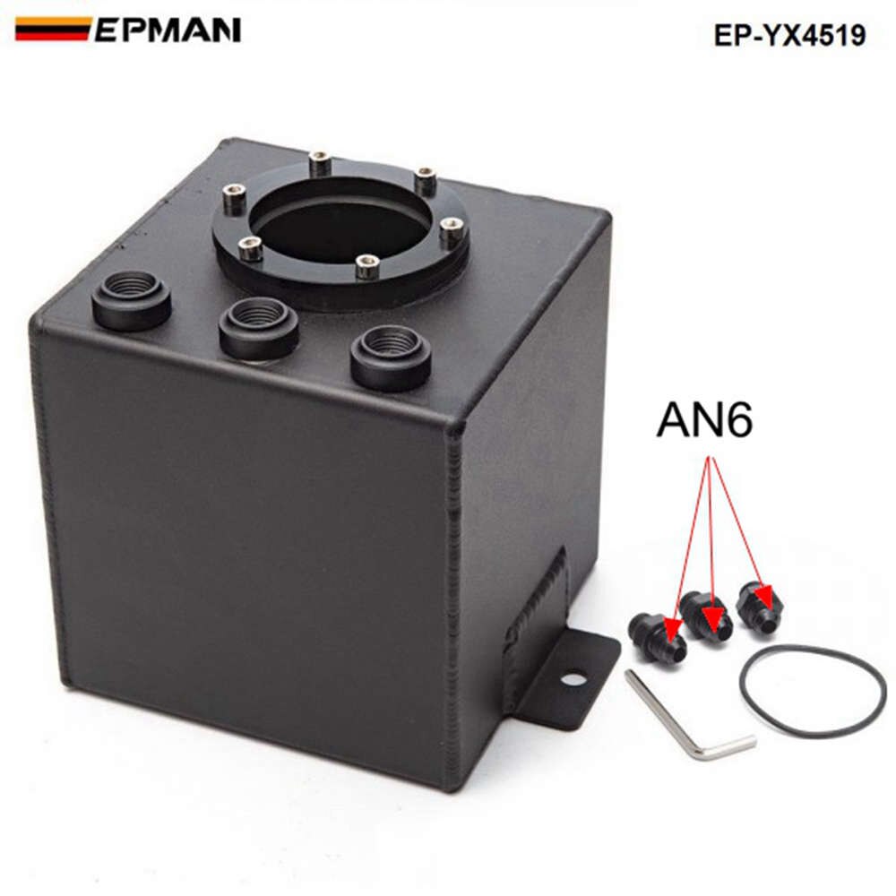 High performance 2L Billet Aluminium Fuel Surge Tank AN6 EP-YX4519