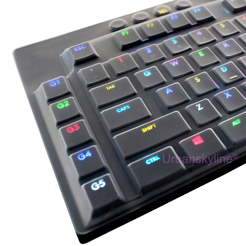 G813 G913 Keyboard Cover for Logitech G813 G913 for Logi Mechanical Protective Protector Skin Case Clear Silicone TPU Funda