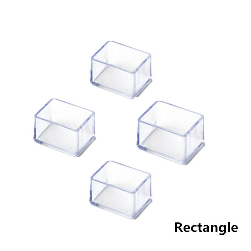 4pcs/set Chair Leg Caps Rubber Feet Protector Pads Furniture Table Covers Socks Plugs Cover Furniture Leveling Feet