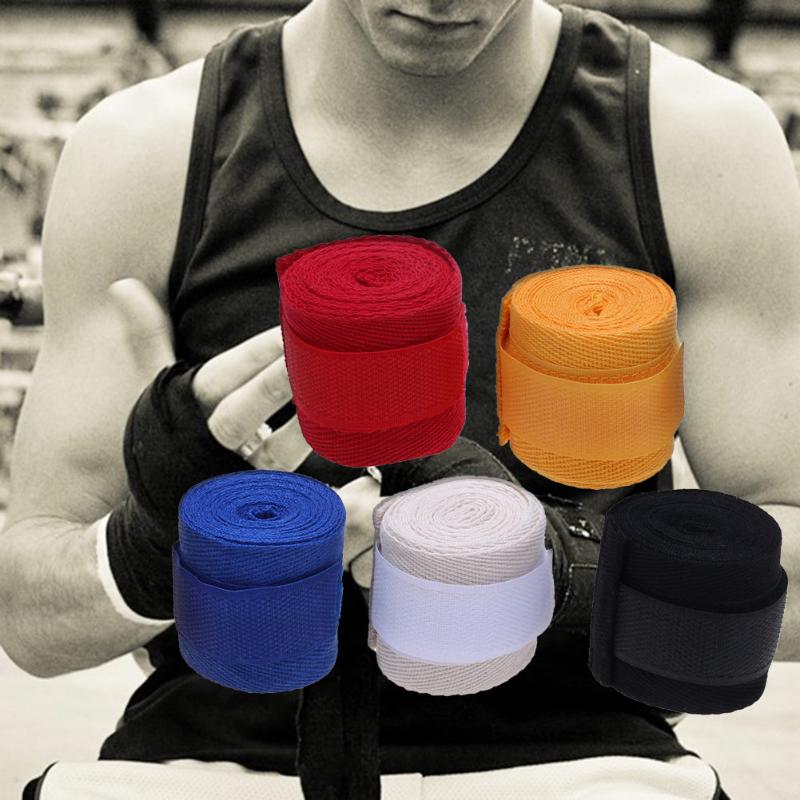 2.5M Boxing Bandage Wrist Straps Sport Strap High-elastic Sanda Fight Bandage Muay MMA Taekwondo Hand Gloves Wraps