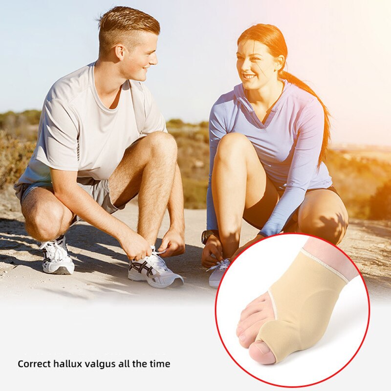 2Pcs Orthopedic Bunion Correction Pedicure Socks Hallux Valgus Corrector Braces Toes Separator Feet Care Tool SEC88