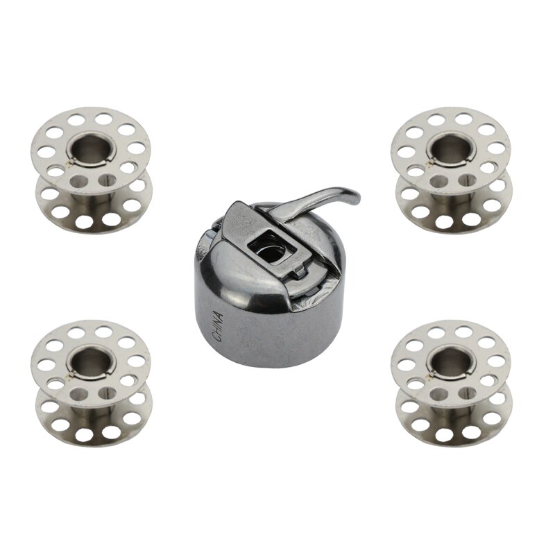Metal Bobbins Spool Sewing Craft Tool Stainless Steel Sewing Machine Bobbins Spool for Brother Janome Singer