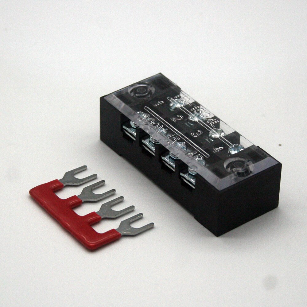 600V 15A barrier strip terminal block wire connector tb-1503 tb1504 tb1505 tb1506 tb-1510 tb-1512 with 1pcs connector
