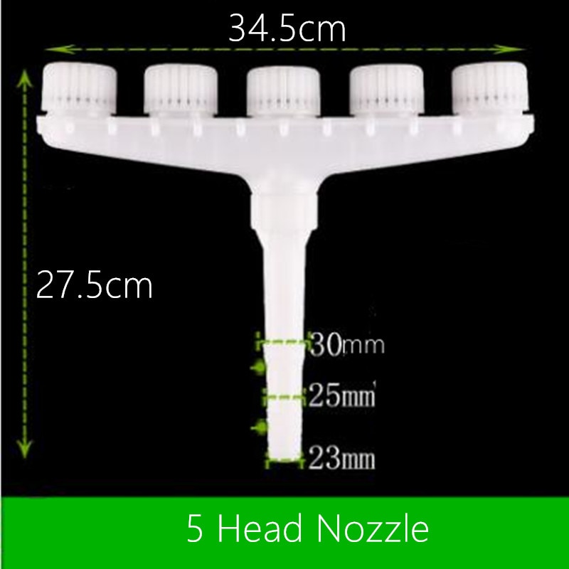 5-Head Agricultural Watering Vegetable Sprinkler Atomizing Nozzle Garden Watering Sprinkler Micro Irrigation Fittings